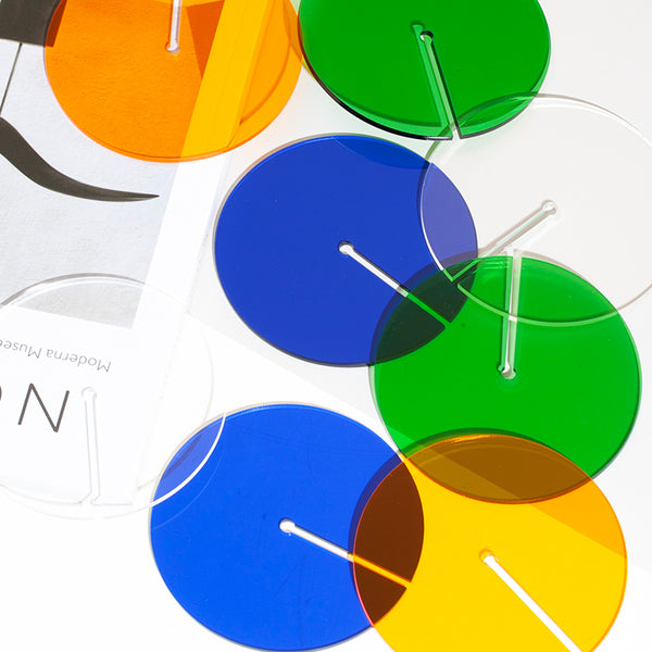 High gloss acrylic coasters