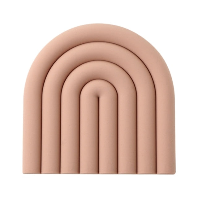 Rainbow Silicone Coaster