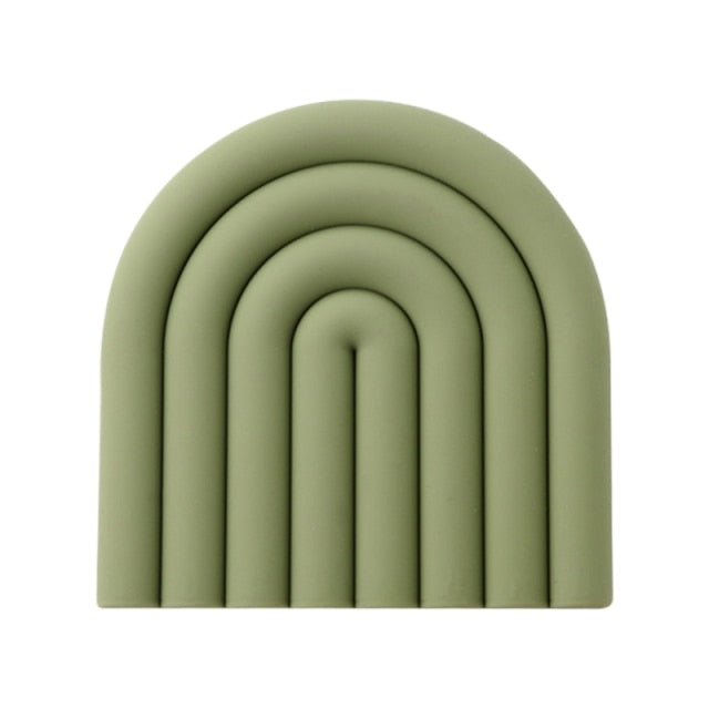 Rainbow Silicone Coaster
