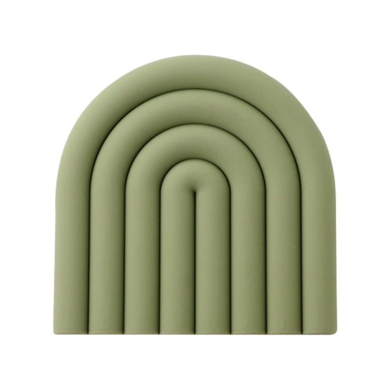 Rainbow Silicone Coaster