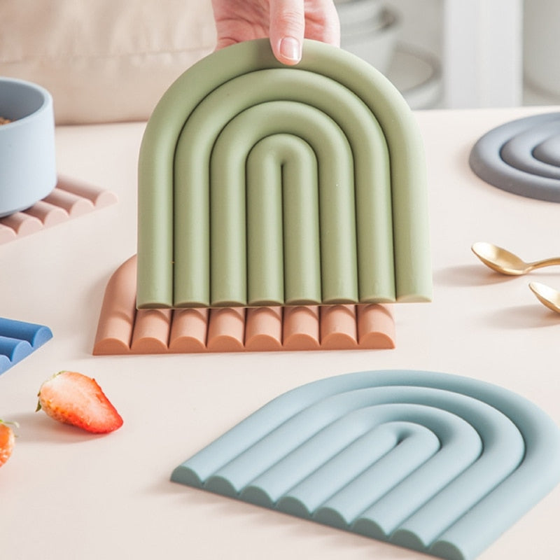 Rainbow Silicone Coaster