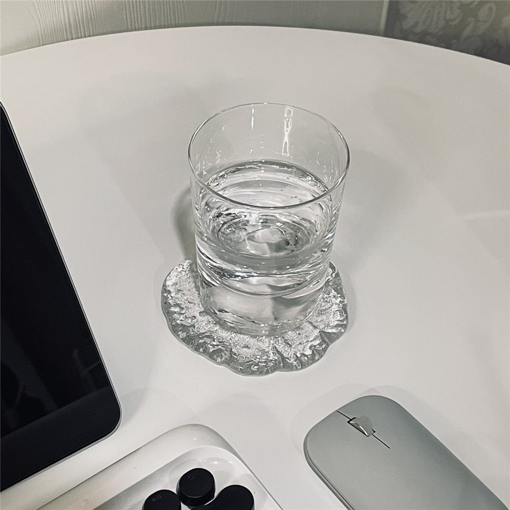 Iceberg Glass and Coasters