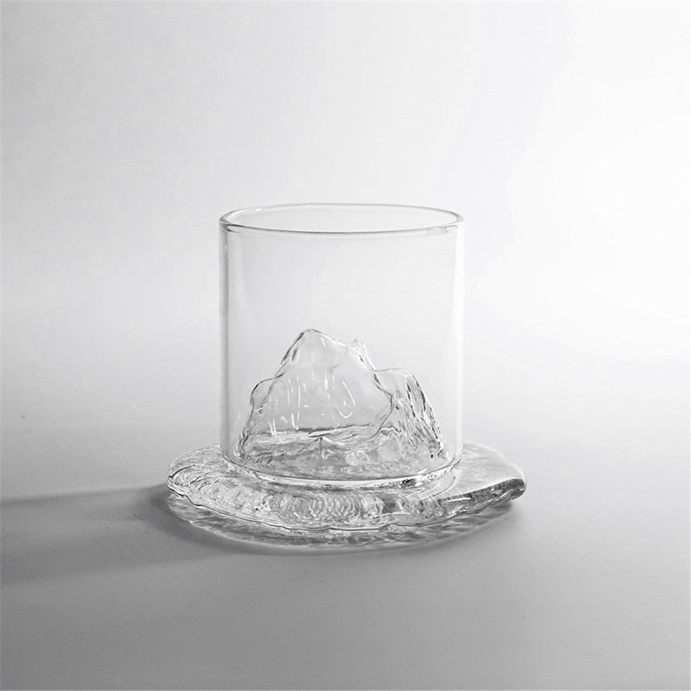 Iceberg Glass and Coasters