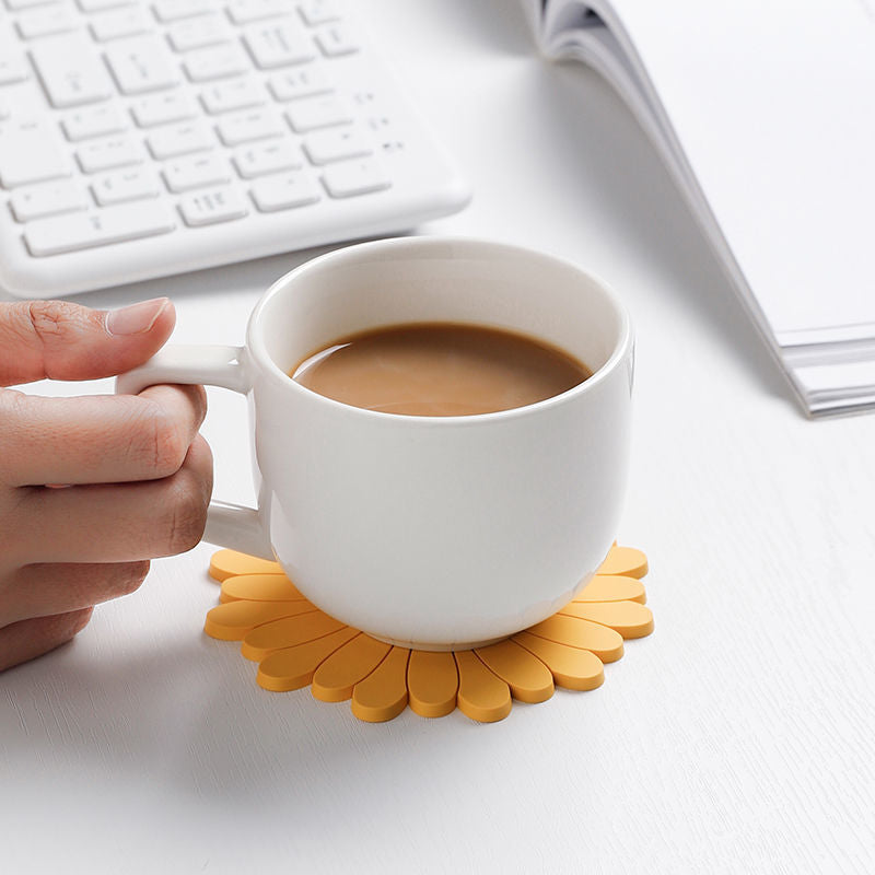 Sunflower shape Coffee Coaster