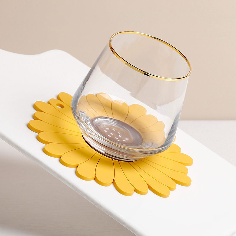 Sunflower shape Coffee Coaster
