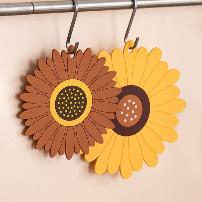 Sunflower shape Coffee Coaster