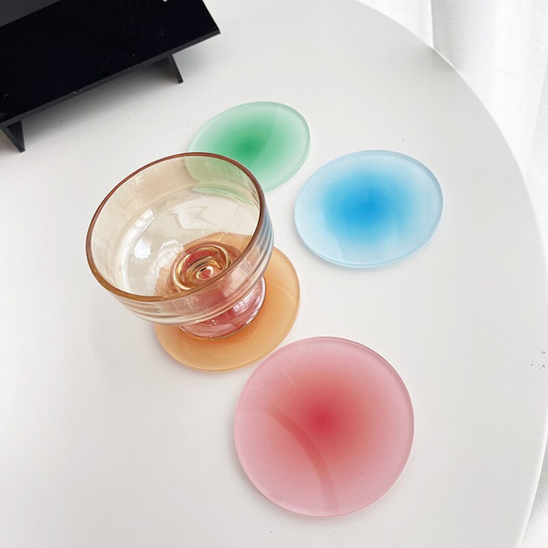 Frosted Acrylic Sunset Coasters