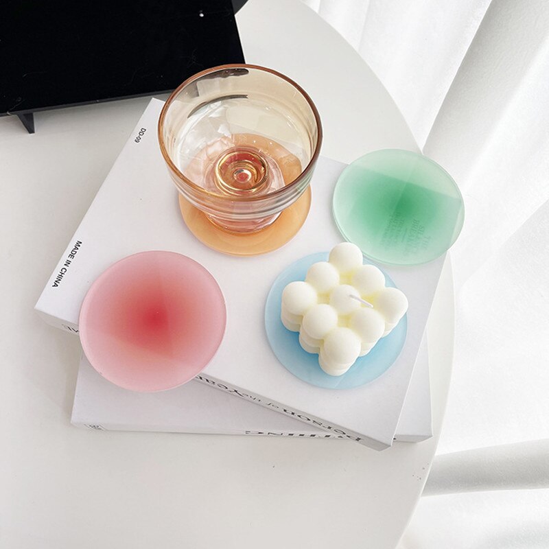 Frosted Acrylic Sunset Coasters